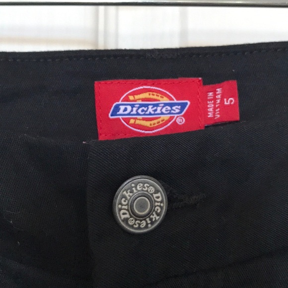 Dickies Black Bermuda Shorts Juniors Size 5 - Picture 2 of 4